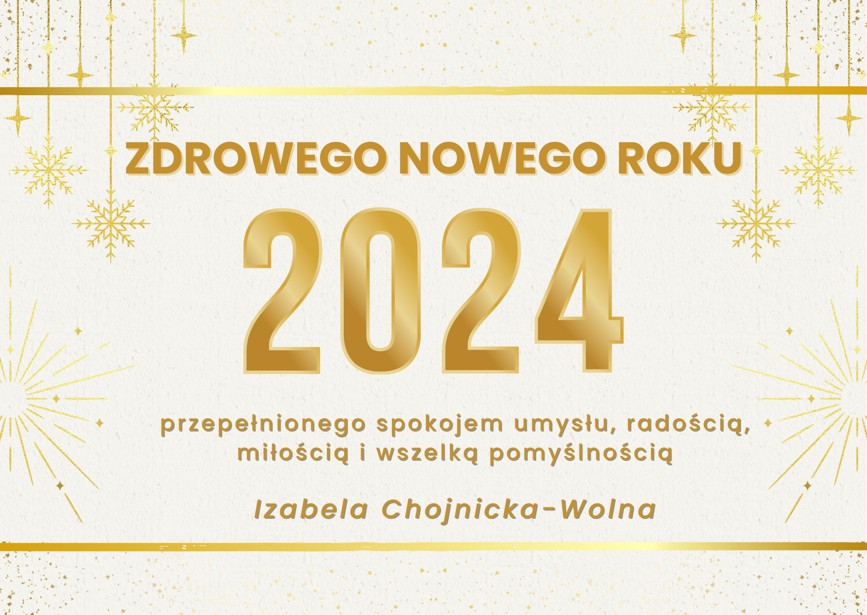 zdrowego nowego roku